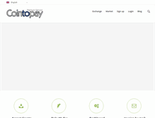 Tablet Screenshot of cointopay.com